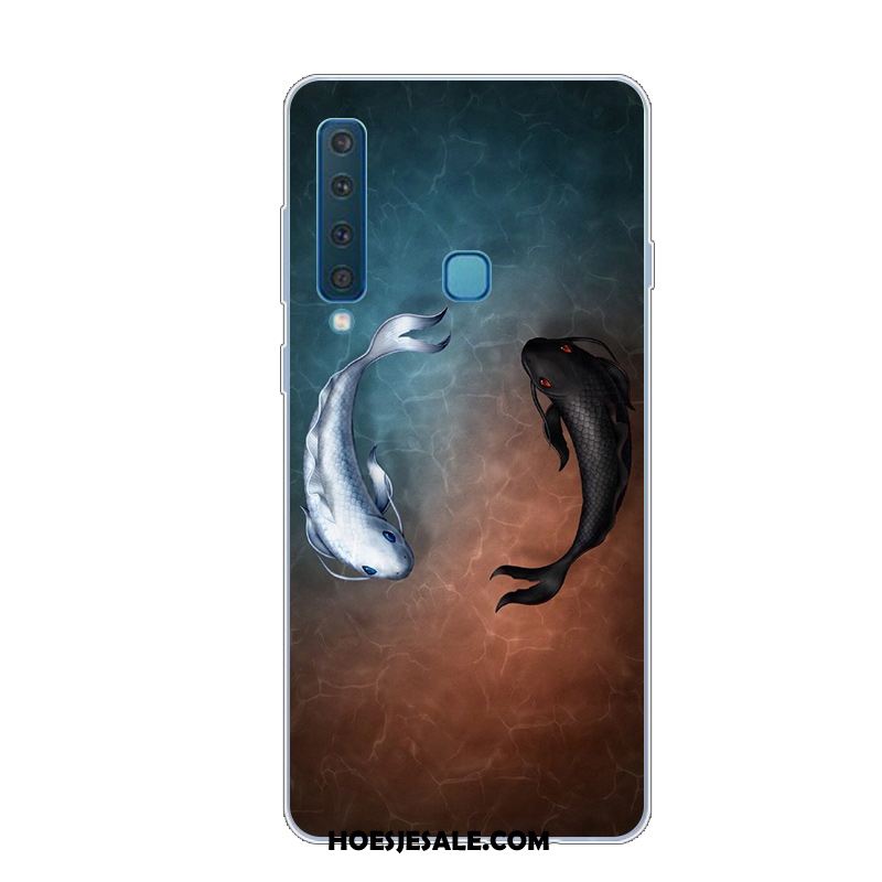 Samsung Galaxy A9 2018 Hoesje Mooie Mobiele Telefoon Anti-fall Bescherming Ster Winkel