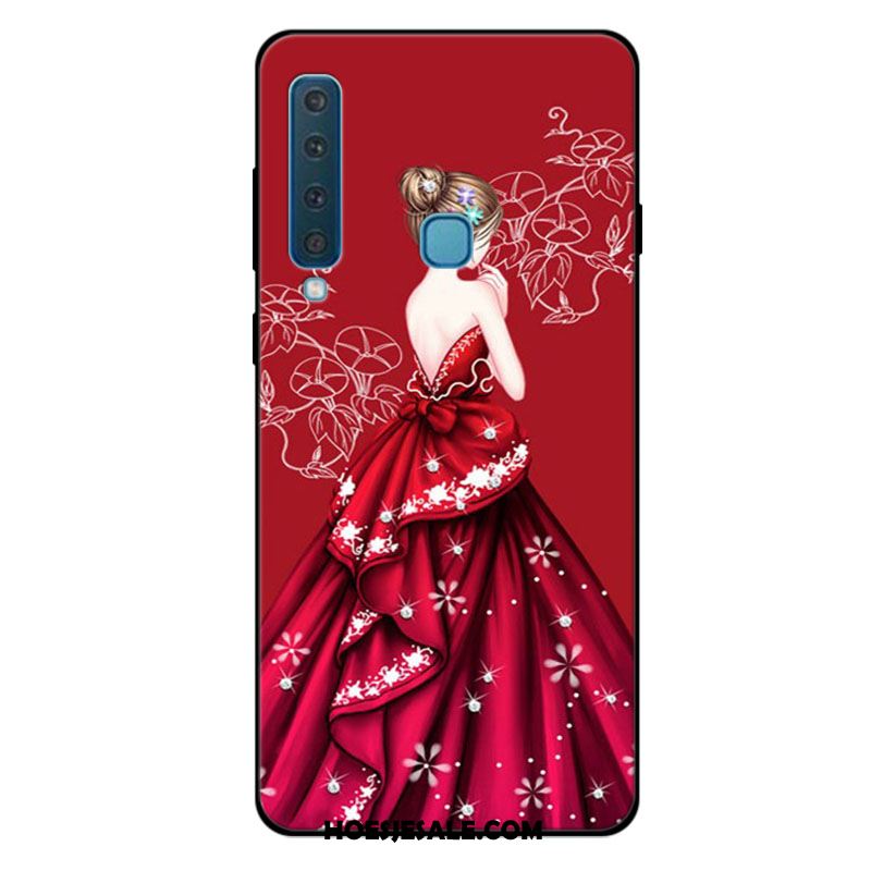 Samsung Galaxy A9 2018 Hoesje Zacht Mobiele Telefoon Siliconen Blauw All Inclusive Korting