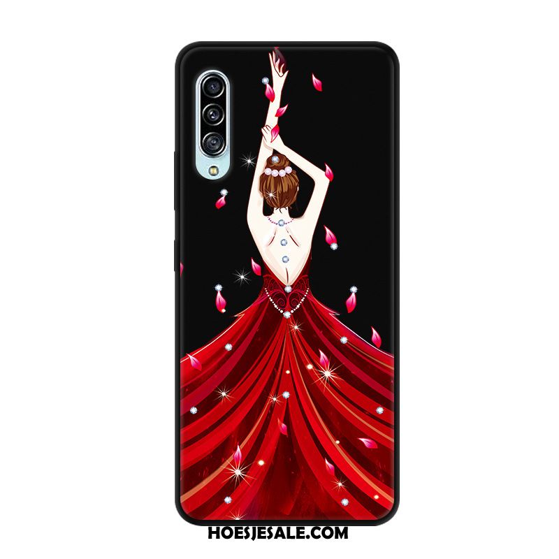 Samsung Galaxy A90 5g Hoesje Anti-fall Pas Zwart Hoes Ster Goedkoop