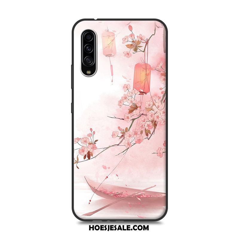 Samsung Galaxy A90 5g Hoesje Chinese Stijl Siliconen Bescherming Roze Persoonlijk Online