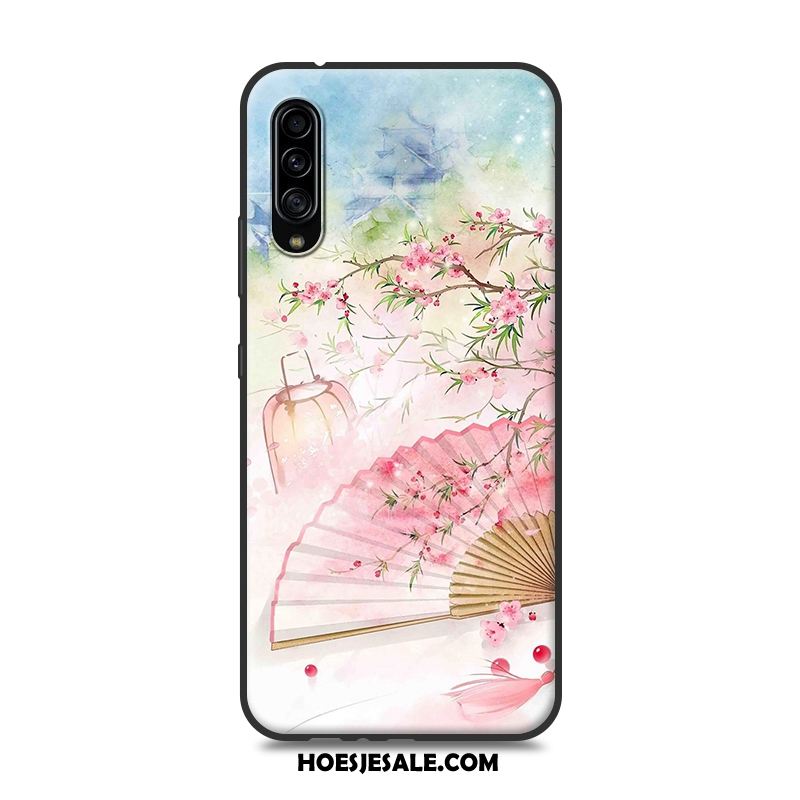 Samsung Galaxy A90 5g Hoesje Chinese Stijl Siliconen Bescherming Roze Persoonlijk Online