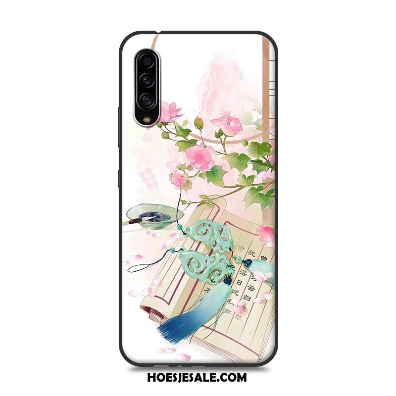 Samsung Galaxy A90 5g Hoesje Chinese Stijl Siliconen Bescherming Roze Persoonlijk Online