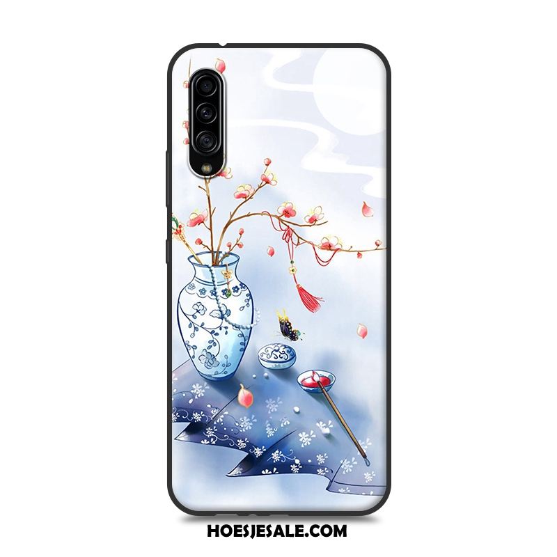 Samsung Galaxy A90 5g Hoesje Chinese Stijl Siliconen Bescherming Roze Persoonlijk Online