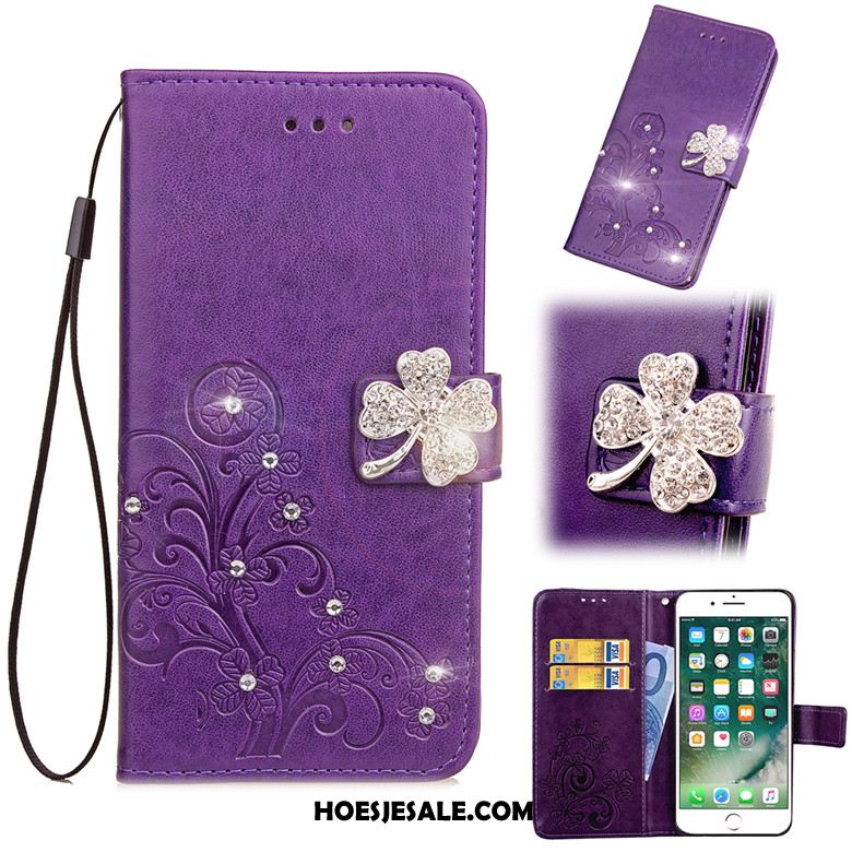 Samsung Galaxy A90 5g Hoesje Clamshell Purper Met Strass Ster Mobiele Telefoon Kopen