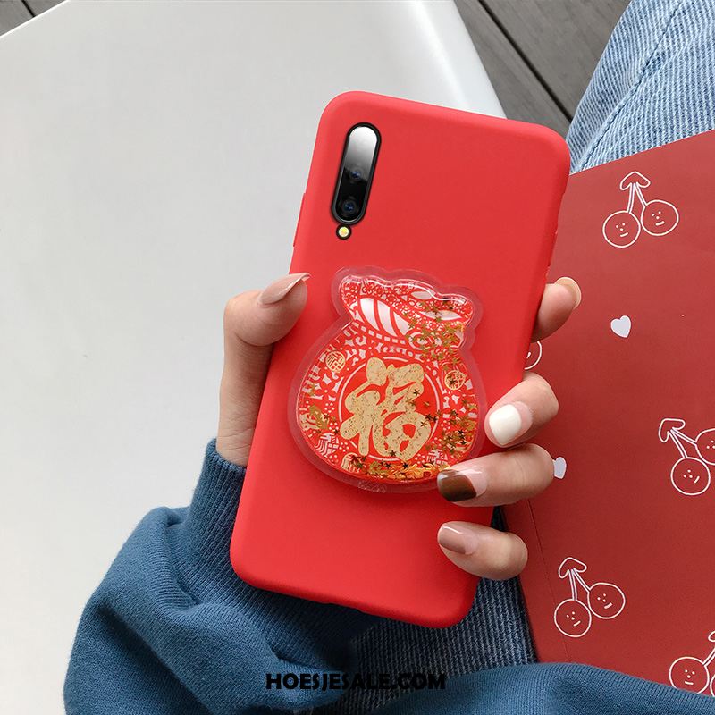 Samsung Galaxy A90 5g Hoesje Rood Drijfzand Ster Nieuw Grote Sale