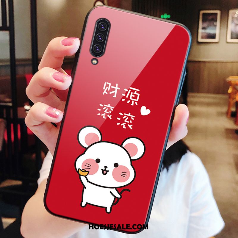 Samsung Galaxy A90 5g Hoesje Rood Lovers Mobiele Telefoon Trendy Merk Glas Sale