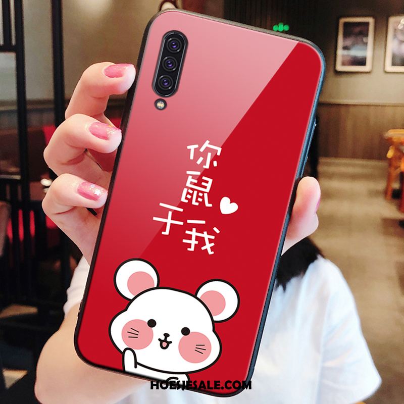 Samsung Galaxy A90 5g Hoesje Rood Lovers Mobiele Telefoon Trendy Merk Glas Sale