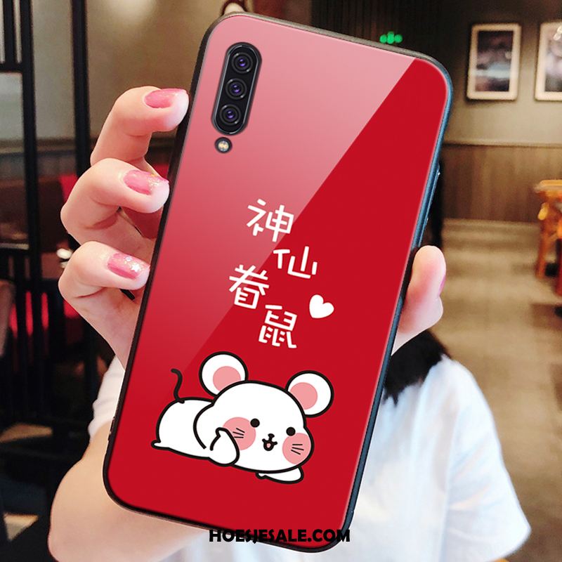 Samsung Galaxy A90 5g Hoesje Rood Lovers Mobiele Telefoon Trendy Merk Glas Sale