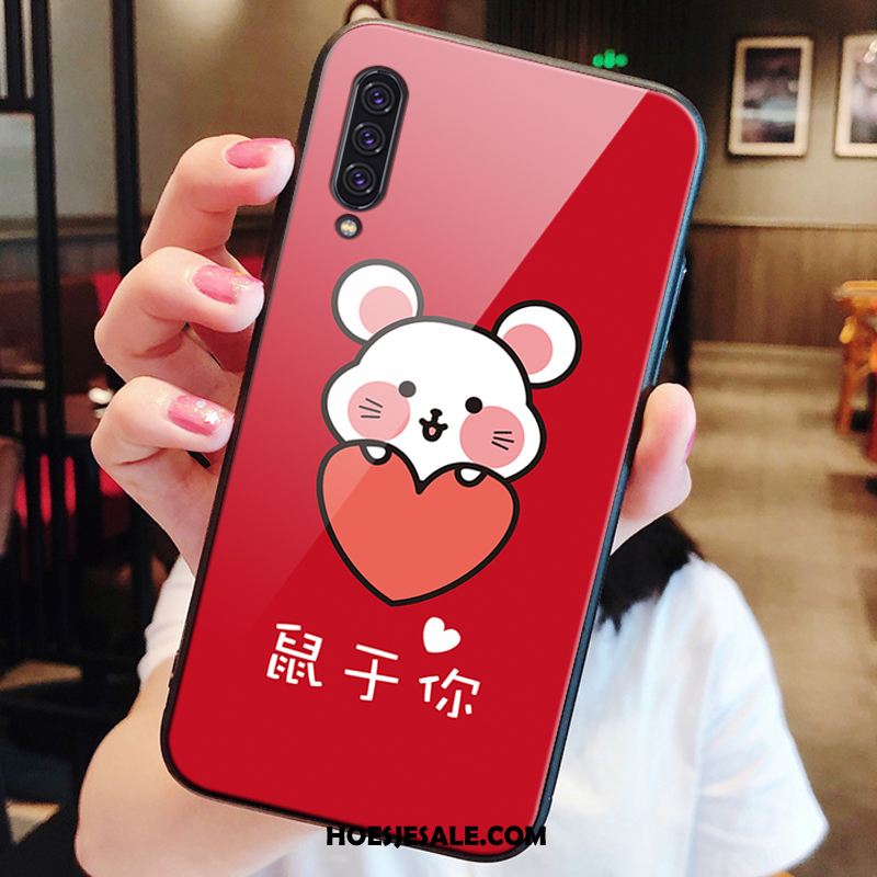 Samsung Galaxy A90 5g Hoesje Rood Lovers Mobiele Telefoon Trendy Merk Glas Sale