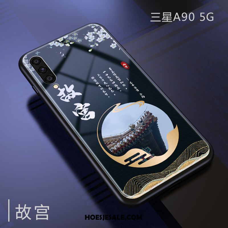 Samsung Galaxy A90 5g Hoesje Siliconen Chinese Stijl Net Red Ster Mobiele Telefoon Goedkoop