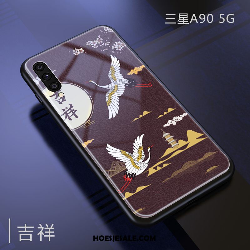 Samsung Galaxy A90 5g Hoesje Siliconen Chinese Stijl Net Red Ster Mobiele Telefoon Goedkoop