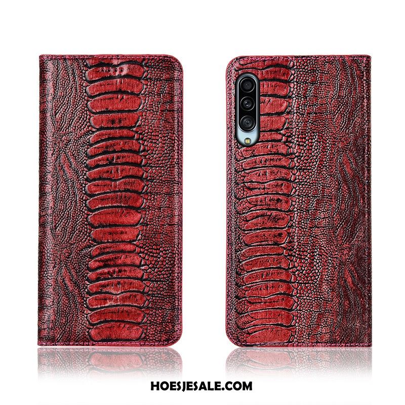 Samsung Galaxy A90 5g Hoesje Trendy Merk Leren Etui Folio Zacht Mobiele Telefoon Korting