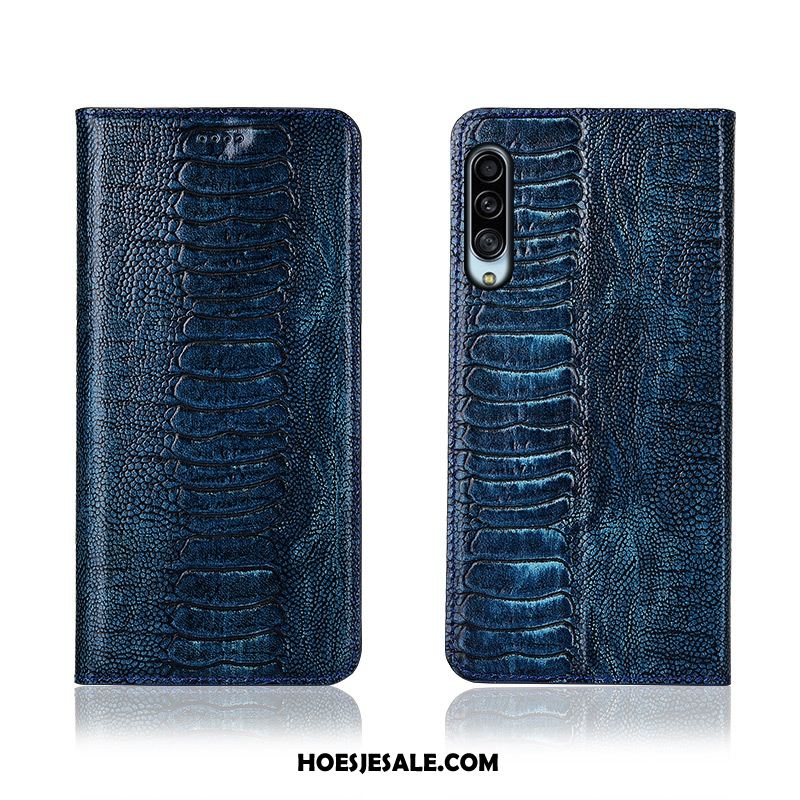 Samsung Galaxy A90 5g Hoesje Trendy Merk Leren Etui Folio Zacht Mobiele Telefoon Korting