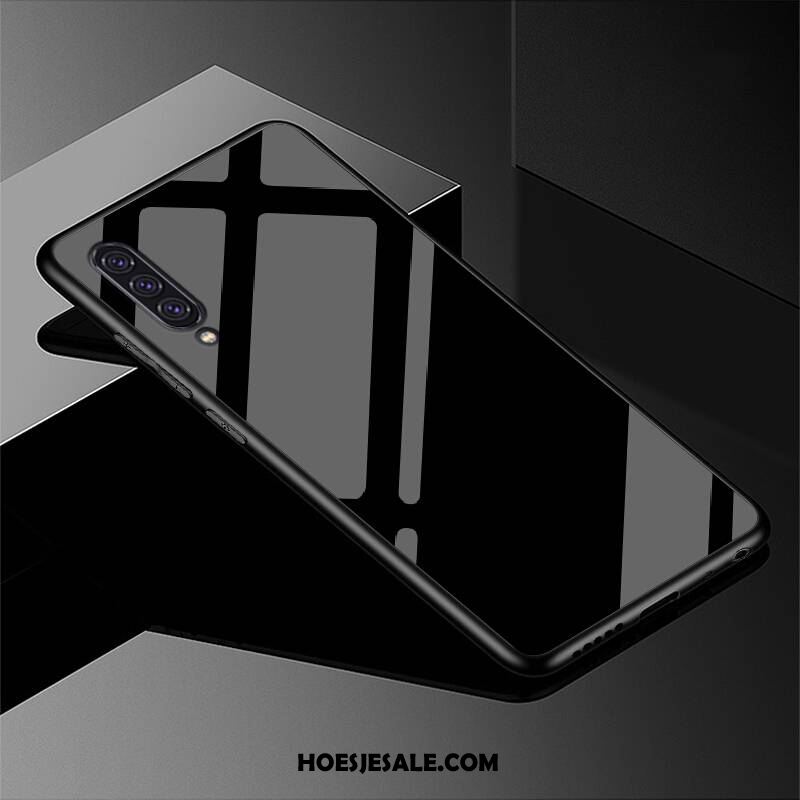Samsung Galaxy A90 5g Hoesje Wit Mobiele Telefoon Luxe Glas Bescherming Winkel