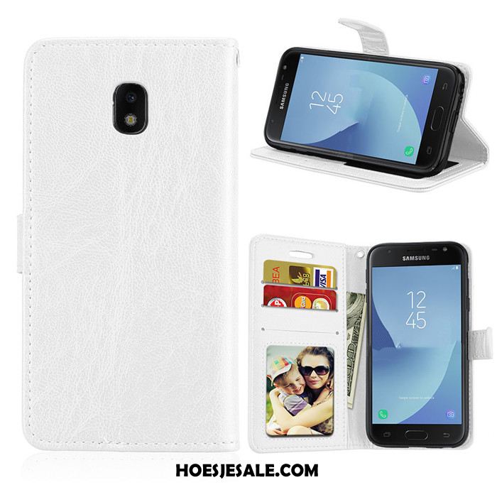 Samsung Galaxy J3 2017 Hoesje Anti-fall Folio Mobiele Telefoon Leren Etui Ster Aanbiedingen