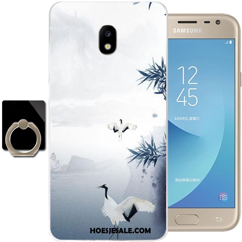 Samsung Galaxy J3 2017 Hoesje Anti-fall Inkt Wind Hoes Zacht Online