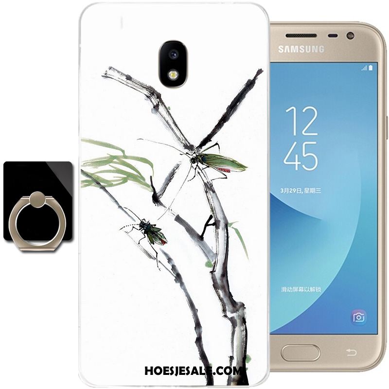 Samsung Galaxy J3 2017 Hoesje Anti-fall Inkt Wind Hoes Zacht Online