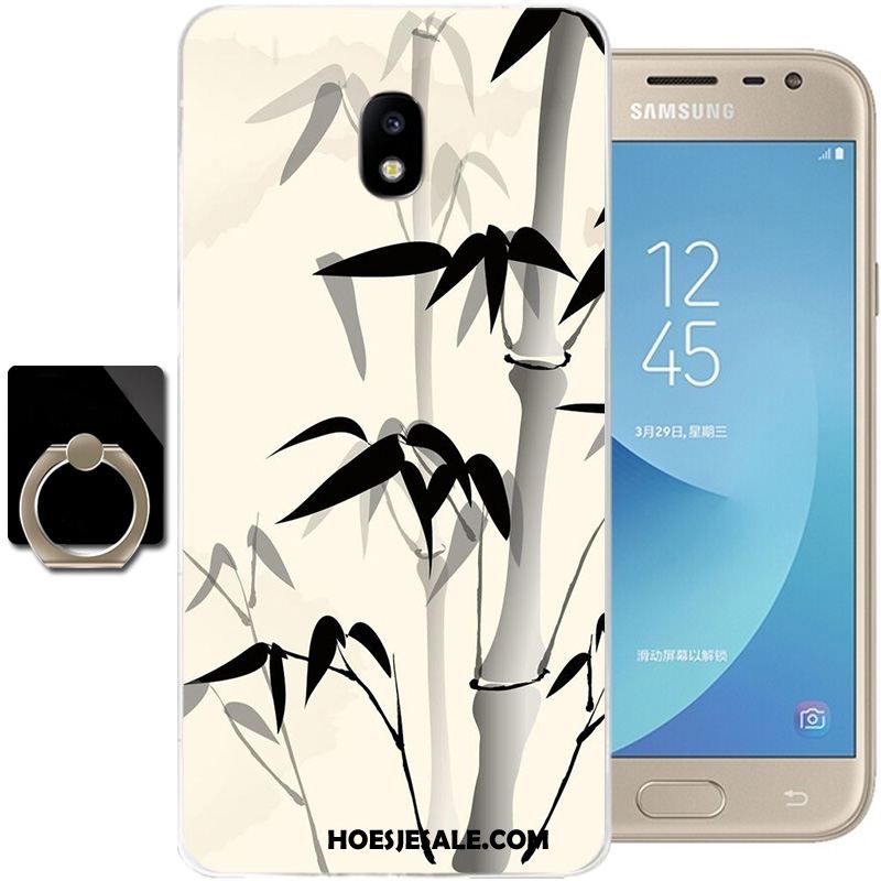 Samsung Galaxy J3 2017 Hoesje Anti-fall Inkt Wind Hoes Zacht Online