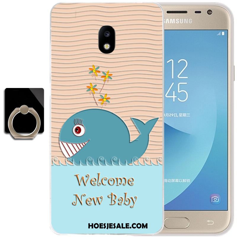 Samsung Galaxy J3 2017 Hoesje Mobiele Telefoon Anti-fall Bescherming Zacht Geel Kopen