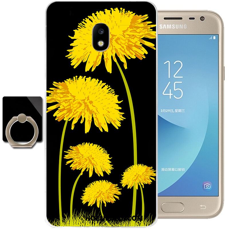 Samsung Galaxy J3 2017 Hoesje Spotprent Zacht Anti-fall Kleur Siliconen Online