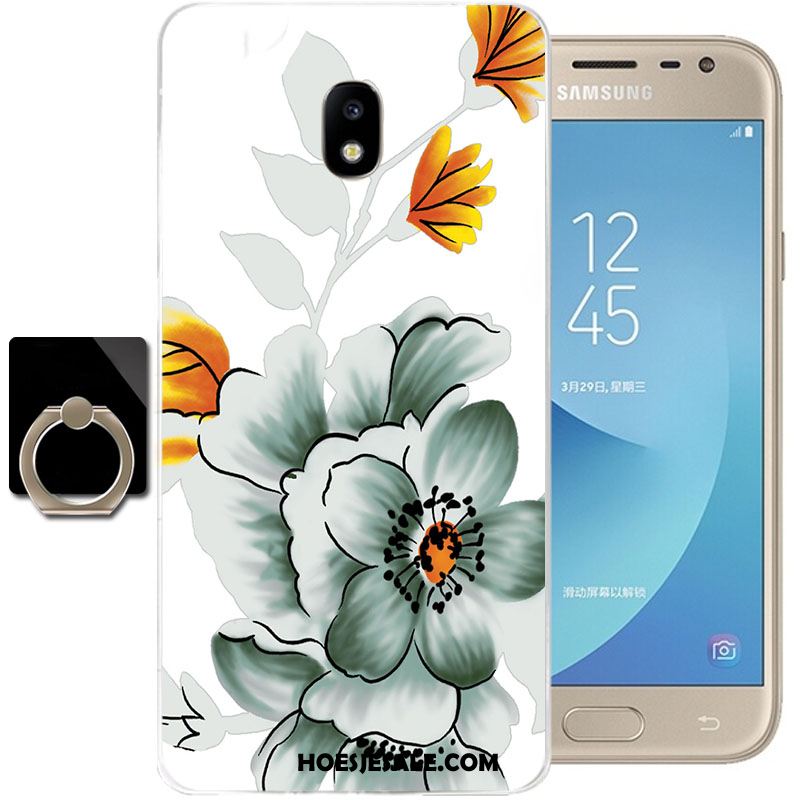 Samsung Galaxy J3 2017 Hoesje Spotprent Zacht Anti-fall Kleur Siliconen Online