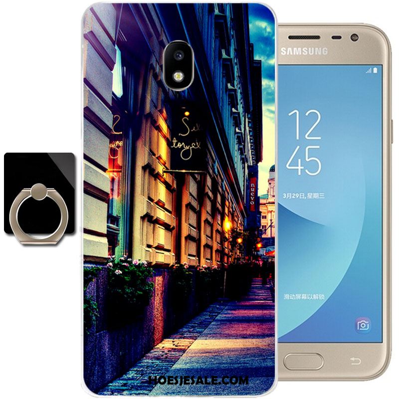 Samsung Galaxy J3 2017 Hoesje Ster Mobiele Telefoon Groen Bescherming Zacht Sale