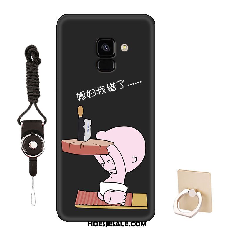 Samsung Galaxy J6 Hoesje Anti-fall Zwart Lovers Ster Patroon Online