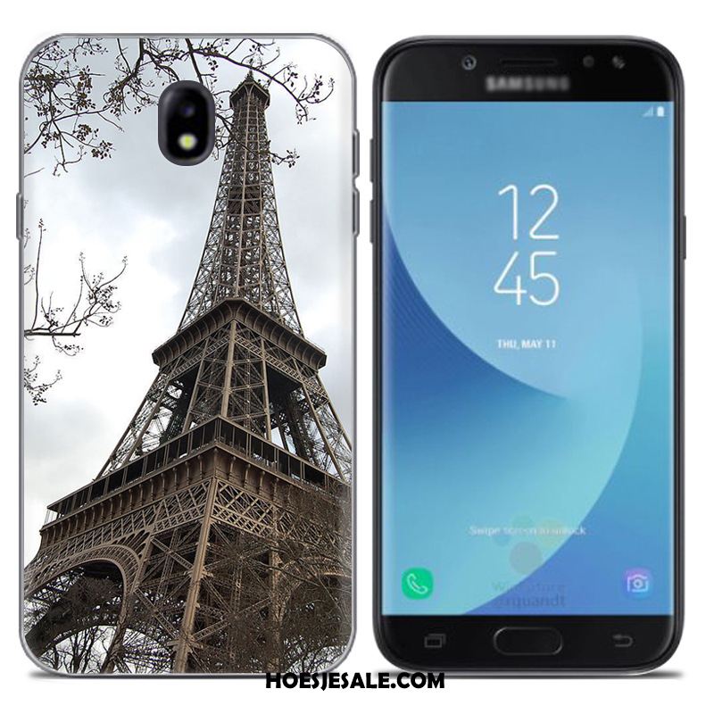 Samsung Galaxy J7 2017 Hoesje Europa Ster Zacht Blauw Mobiele Telefoon Sale