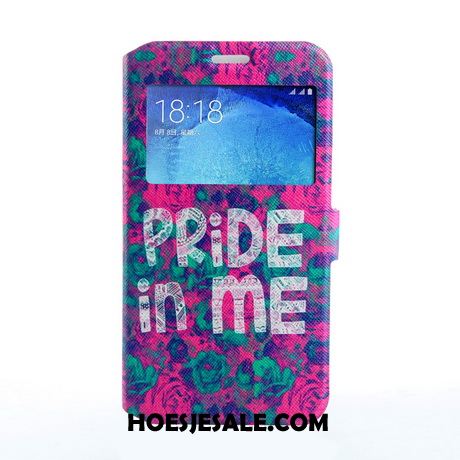 Samsung Galaxy J7 2017 Hoesje Geschilderd Windows Purper Mobiele Telefoon Bescherming Aanbiedingen