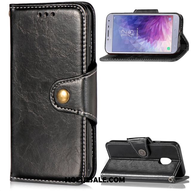 Samsung Galaxy J7 2017 Hoesje Ster Leren Etui Bedrijf Anti-fall Mobiele Telefoon Sale