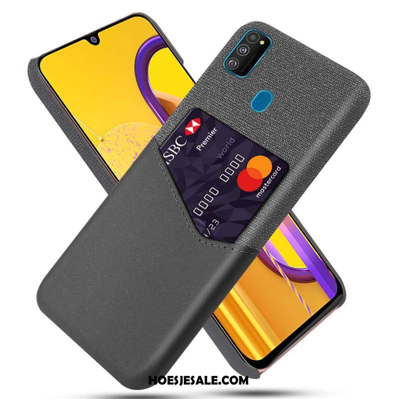 Samsung Galaxy M30s Hoesje Hoes Mobiele Telefoon Persoonlijk Grijs Trend Korting