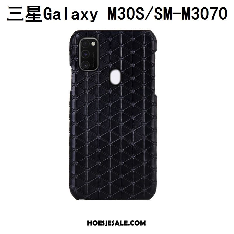 Samsung Galaxy M30s Hoesje Luxe Blauw Achterklep Pas Hoes Sale