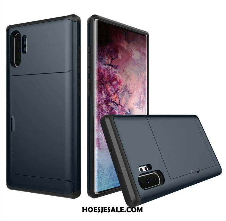 Samsung Galaxy Note 10+ Hoesje Bescherming Hoes Wit Mobiele Telefoon Kaart Online