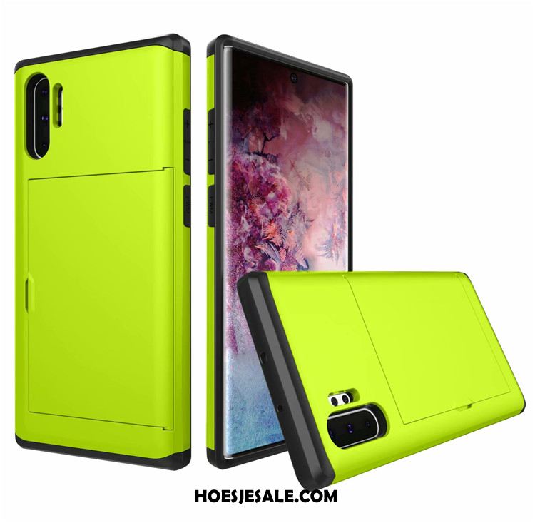 Samsung Galaxy Note 10+ Hoesje Bescherming Hoes Wit Mobiele Telefoon Kaart Online