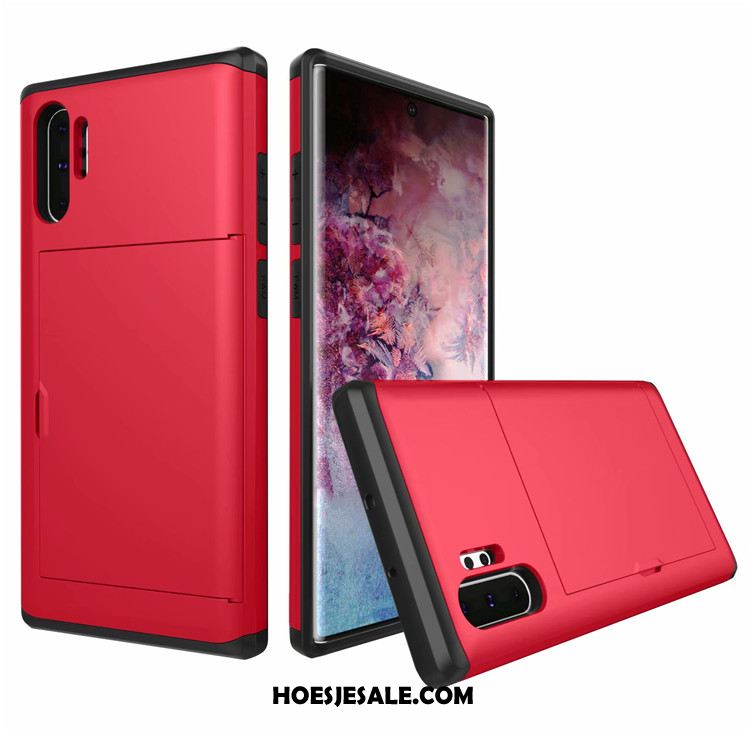 Samsung Galaxy Note 10+ Hoesje Bescherming Hoes Wit Mobiele Telefoon Kaart Online