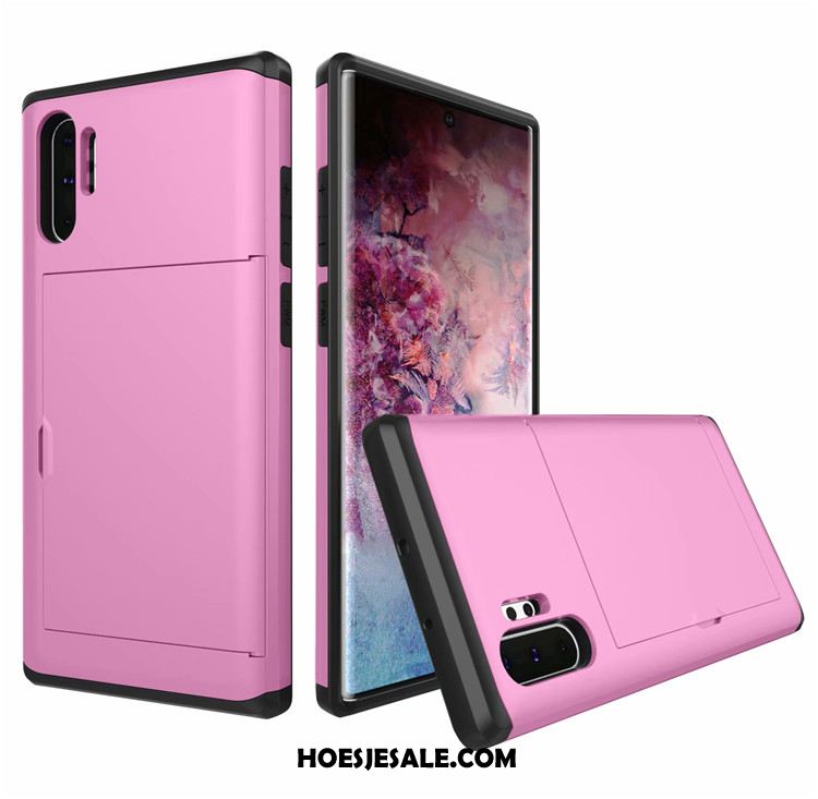 Samsung Galaxy Note 10+ Hoesje Bescherming Hoes Wit Mobiele Telefoon Kaart Online