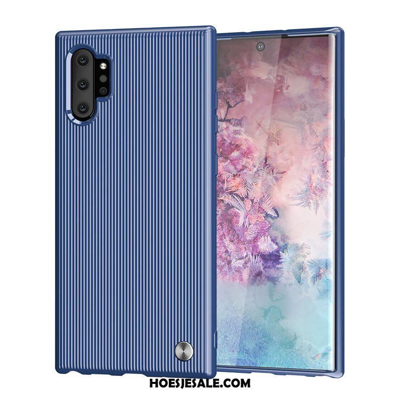 Samsung Galaxy Note 10+ Hoesje Bescherming Mobiele Telefoon Hoes Rood Zacht Goedkoop