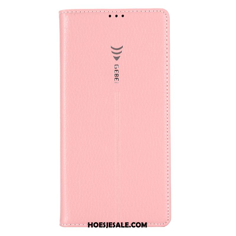 Samsung Galaxy Note 10+ Hoesje Blauw Ster Hoes Bescherming Leren Etui Sale