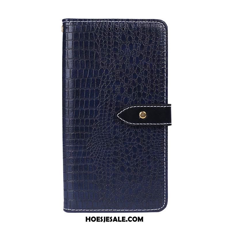 Samsung Galaxy Note 10+ Hoesje Leren Etui Anti-fall Ster Krokodillenleer Folio Online