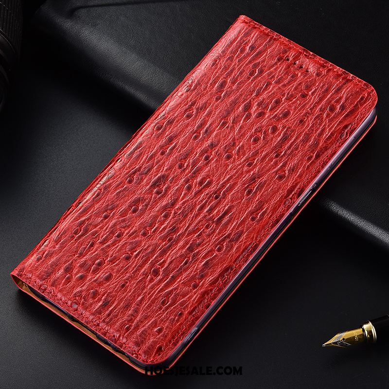 Samsung Galaxy Note 10+ Hoesje Mobiele Telefoon All Inclusive Hoes Folio Rood Korting