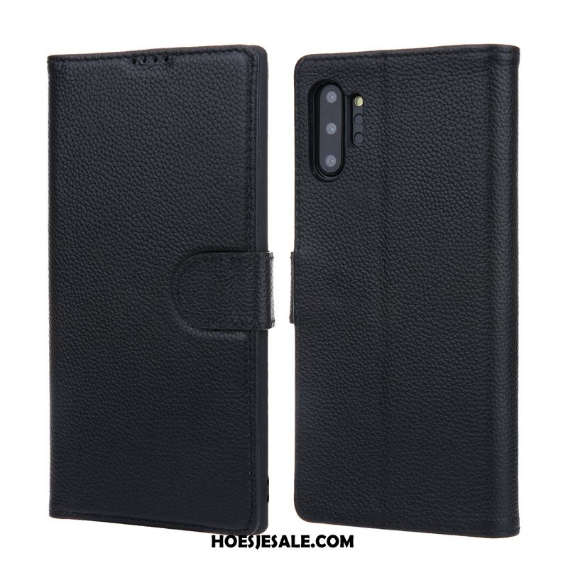 Samsung Galaxy Note 10+ Hoesje Mobiele Telefoon Ster Folio Leren Etui Korting