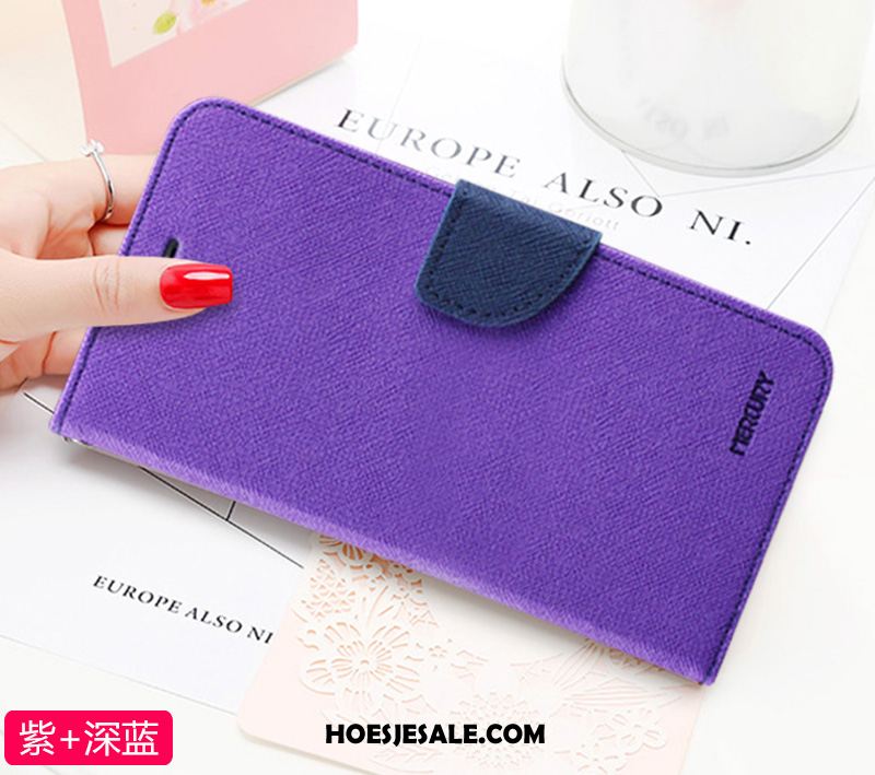 Samsung Galaxy Note 10+ Hoesje Ster Folio Anti-fall Purper Bescherming Kopen