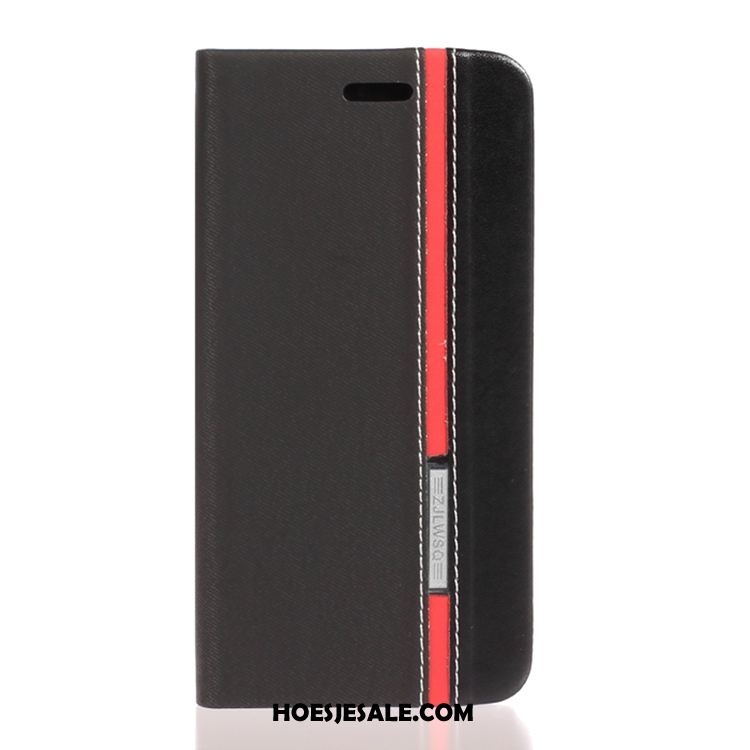 Samsung Galaxy Note 10+ Hoesje Ster Leren Etui Zacht Mobiele Telefoon Rood Online