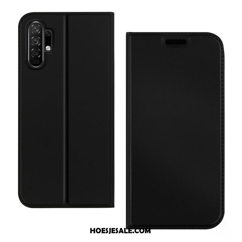 Samsung Galaxy Note 10+ Hoesje Ster Mobiele Telefoon Zwart Folio Leren Etui Sale