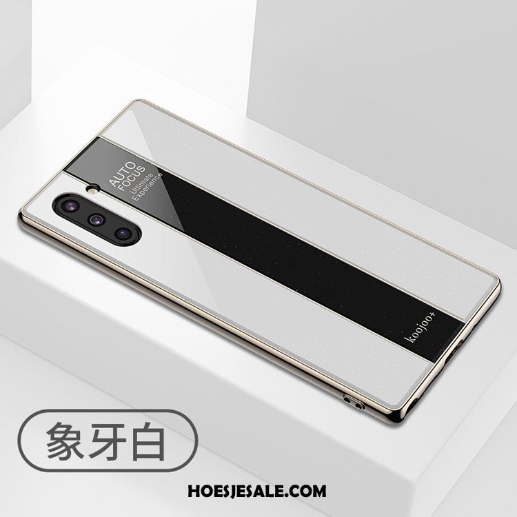 Samsung Galaxy Note 10 Hoesje Wit Hard Hoes Ster Mobiele Telefoon Goedkoop
