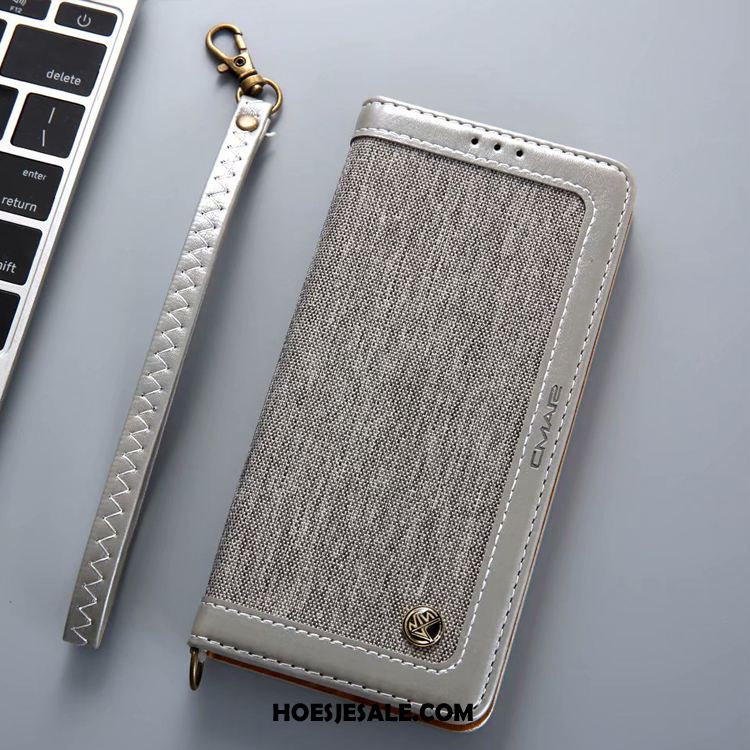 Samsung Galaxy Note 10 Hoesje Zwart Denim Mobiele Telefoon Patroon Gemengde Kleuren Kopen