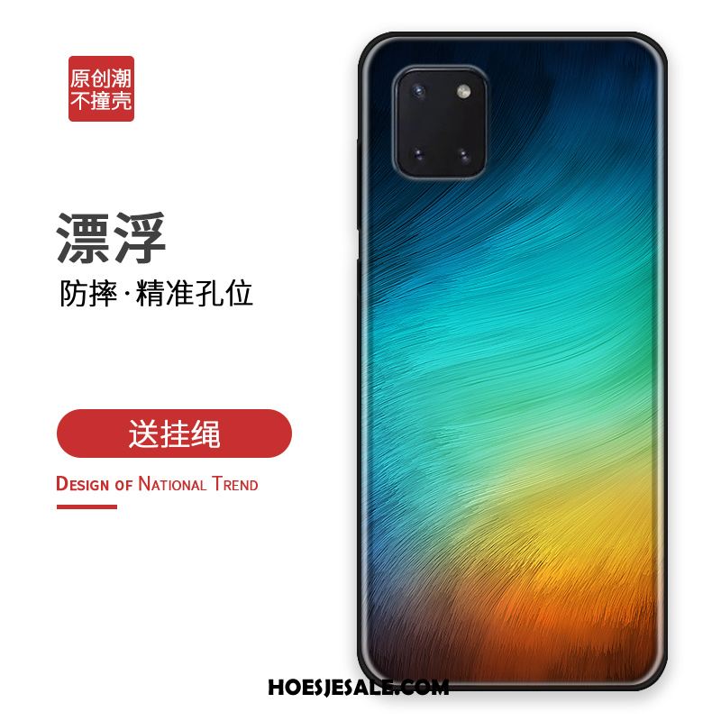 Samsung Galaxy Note 10 Lite Hoesje Bescherming Siliconen Donkerblauw Mobiele Telefoon Hoes Sale