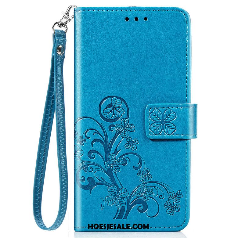Samsung Galaxy Note 10 Lite Hoesje Blauw Leren Etui Mobiele Telefoon Ster Clamshell Sale