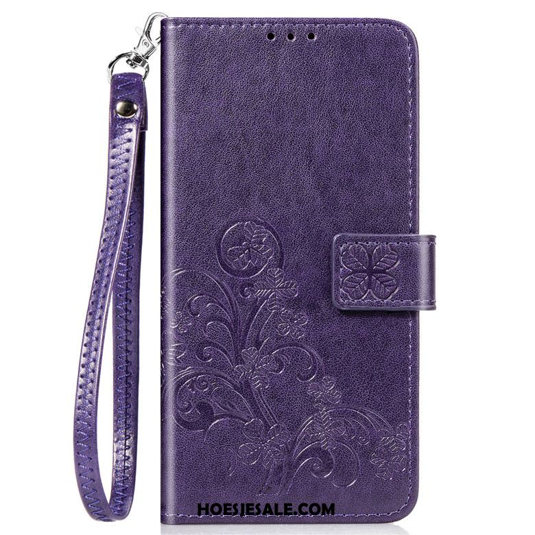 Samsung Galaxy Note 10 Lite Hoesje Blauw Leren Etui Mobiele Telefoon Ster Clamshell Sale