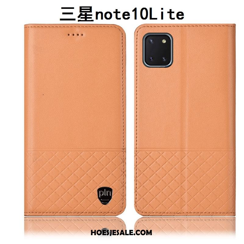 Samsung Galaxy Note 10 Lite Hoesje Hoes Bescherming Ster Leren Etui Mobiele Telefoon Goedkoop